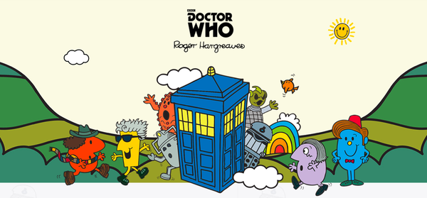 Doctor Who x The World of Roger Hargreaves merchandise