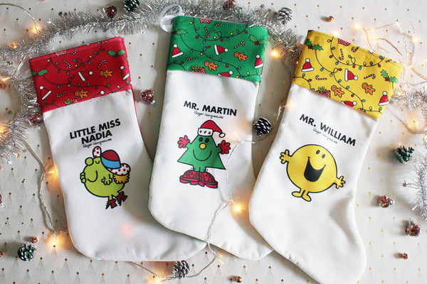 Donate while you shop this Christmas! Personalised Christmas stockings