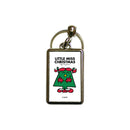Little Miss Christmas Metal Keyring