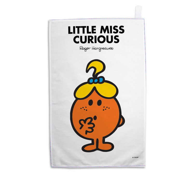 Little Miss Curious Tea Towel