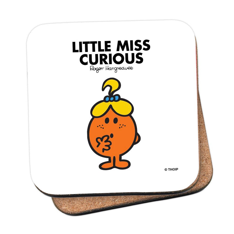 Little Miss Curious Cork Coaster
