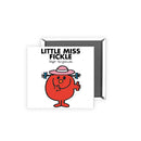 Little Miss Fickle Square Magnet