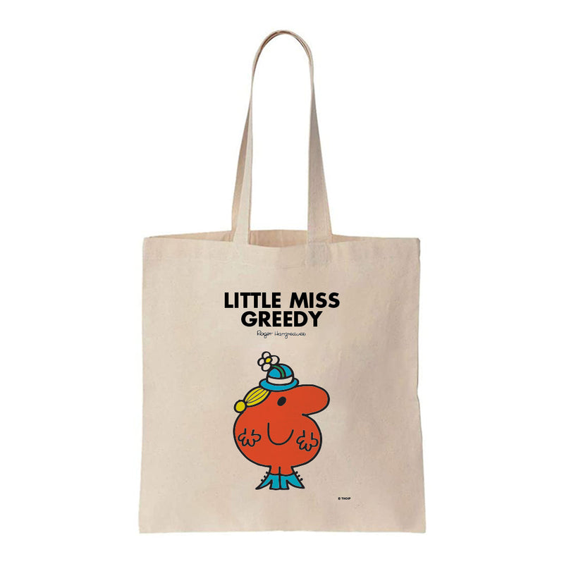 Little Miss Greedy Long Handled Tote Bag