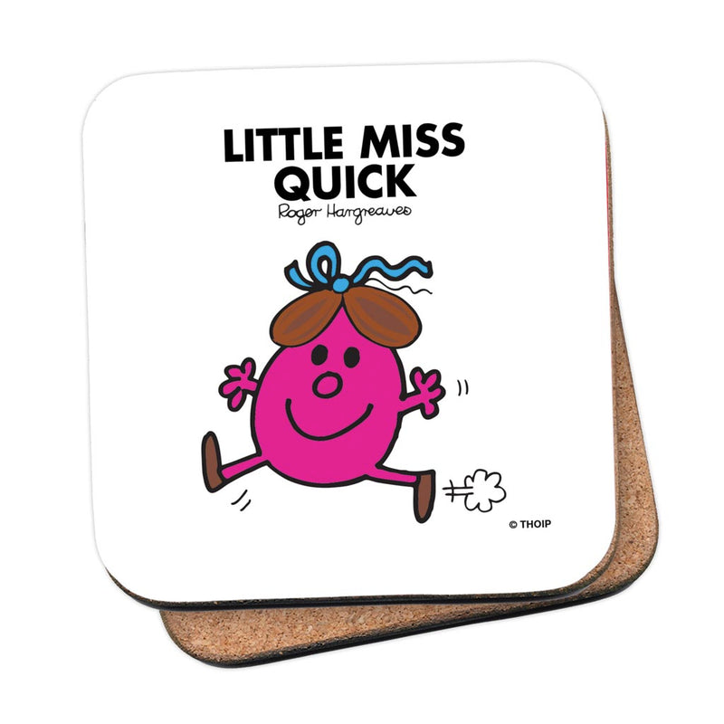 Little Miss Quick Cork Coaster