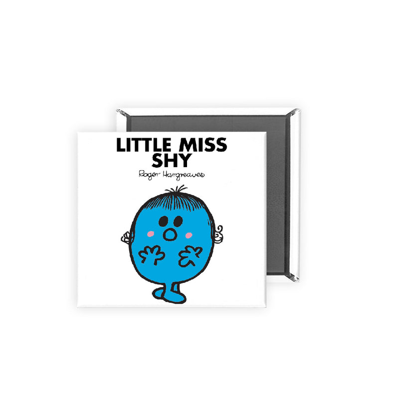 Little Miss Shy Square Magnet
