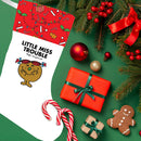 Little Miss Trouble Christmas Stocking