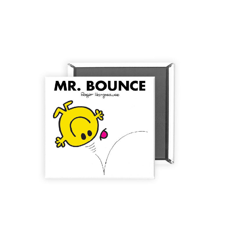 Mr. Bounce Square Magnet