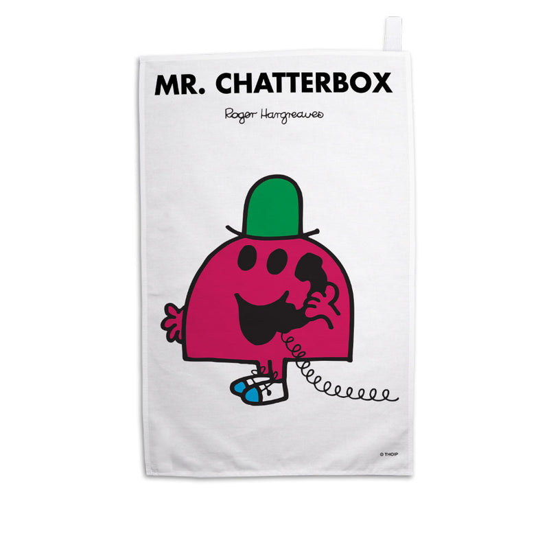 Mr. Chatterbox Tea Towel