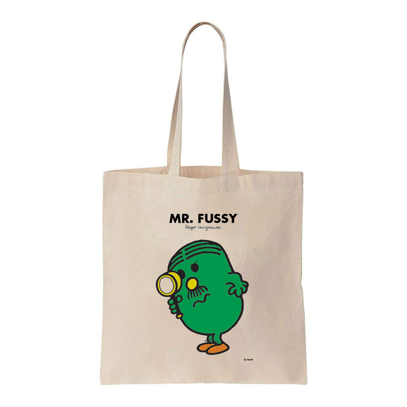 Mr. Fussy Long Handled Tote Bag