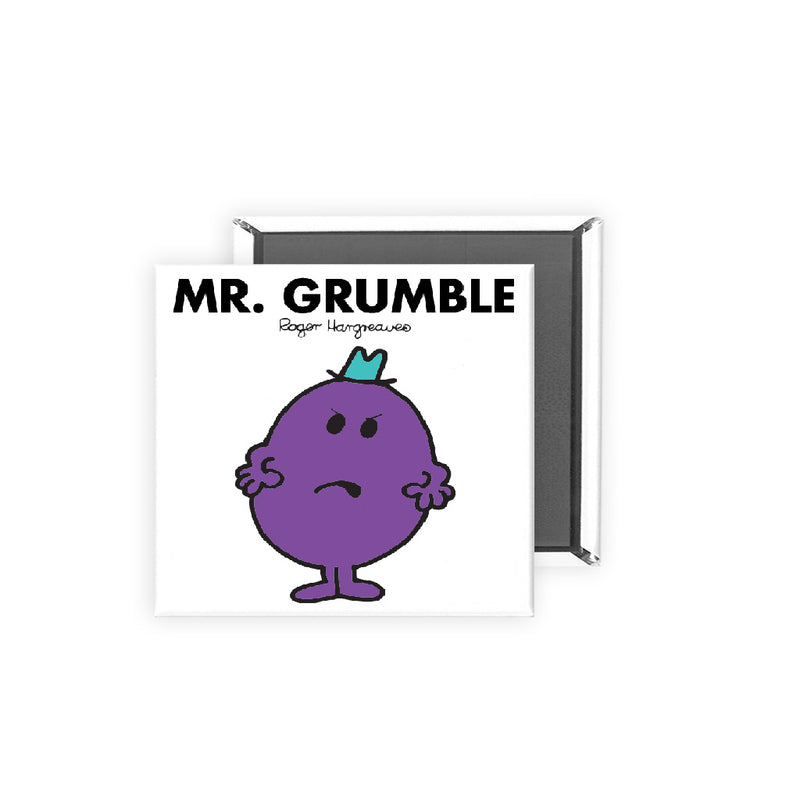 Mr. Grumble Square Magnet