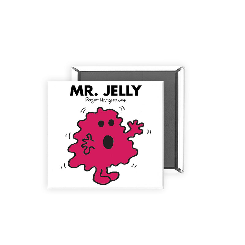 Mr. Jelly Square Magnet