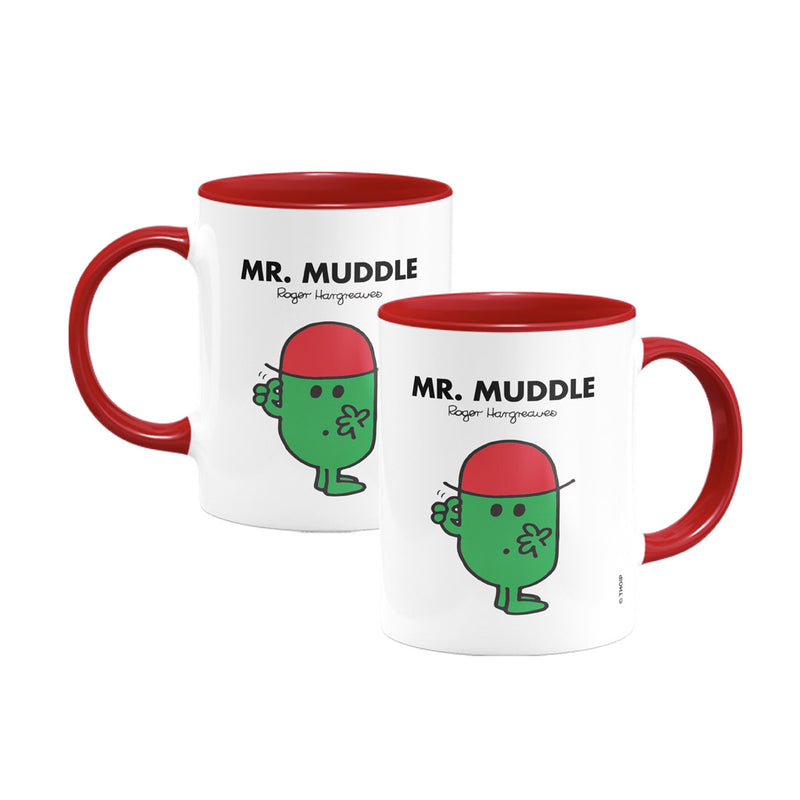 Mr. Muddle Large Porcelain Colour Handle Mug