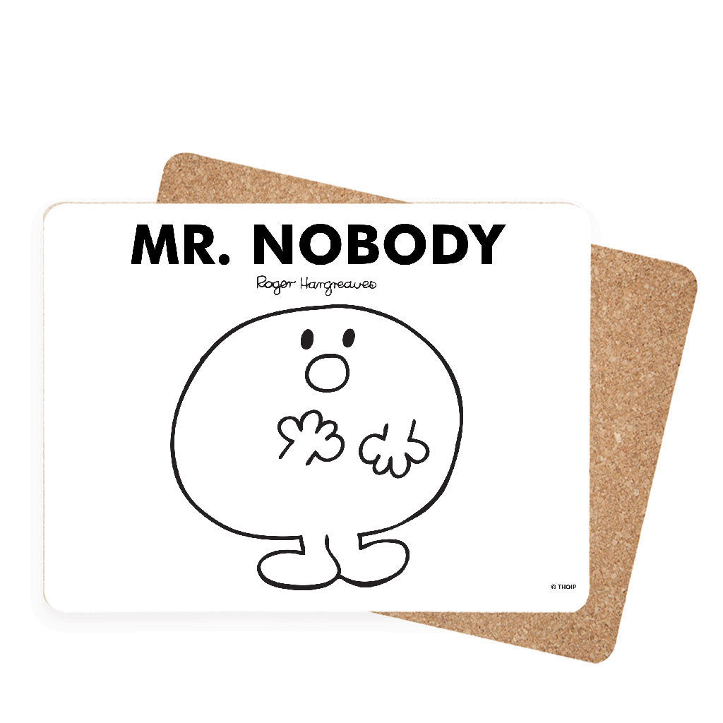 Personalised Mr Nobody Cork Placemat