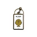 Mr. Quiet Metal Keyring