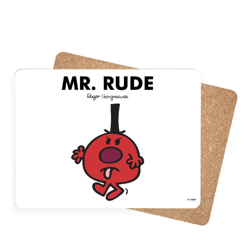 Mr. Rude Cork Placemat
