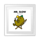 Mr. Slow White Art Print