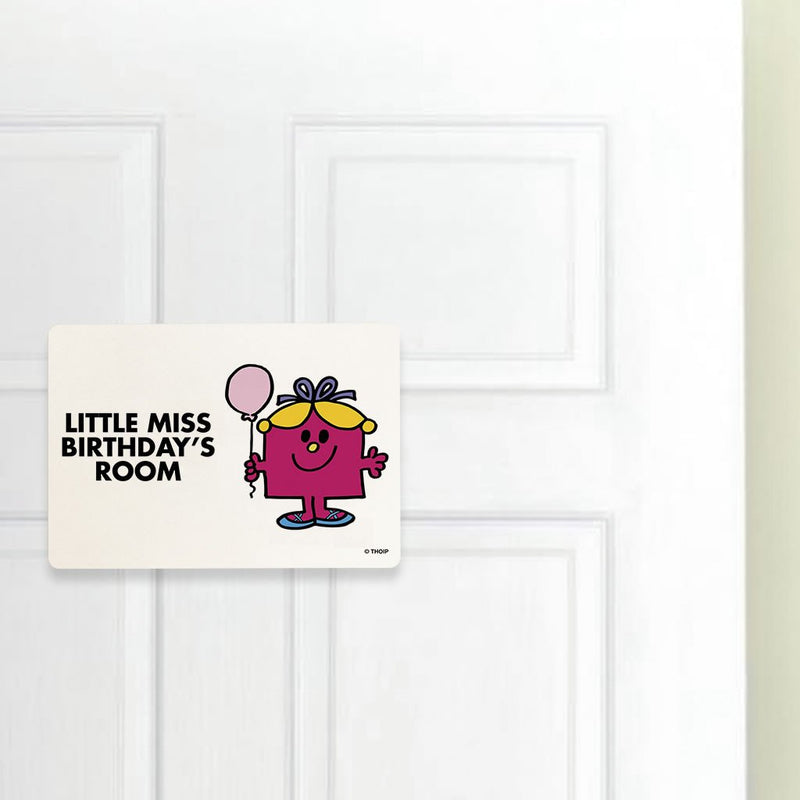 Little Miss Birthday Door Plaque (Lifestyle)