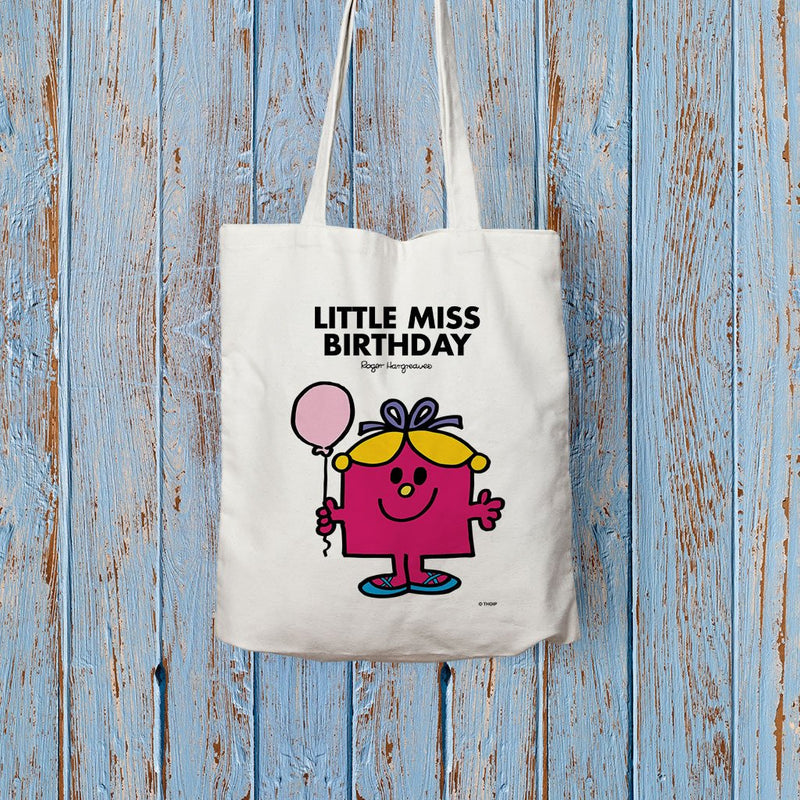 Little Miss Birthday Long Handled Tote Bag (Lifestyle)