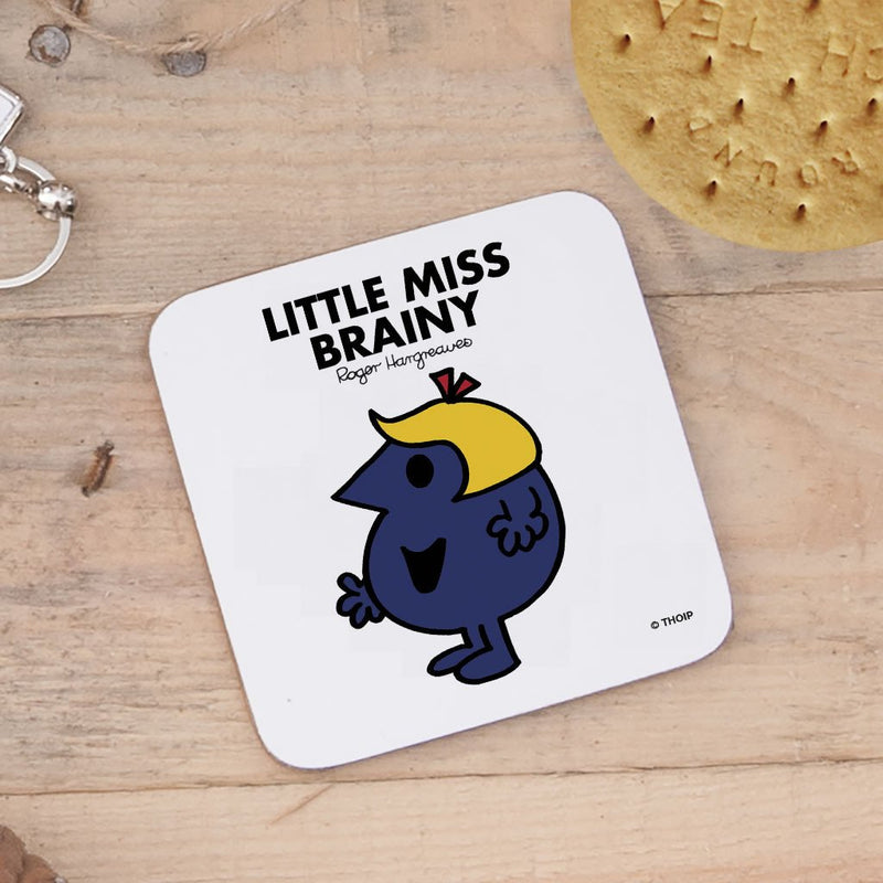 Little Miss Brainy Cork Coaster (Lifestyle)