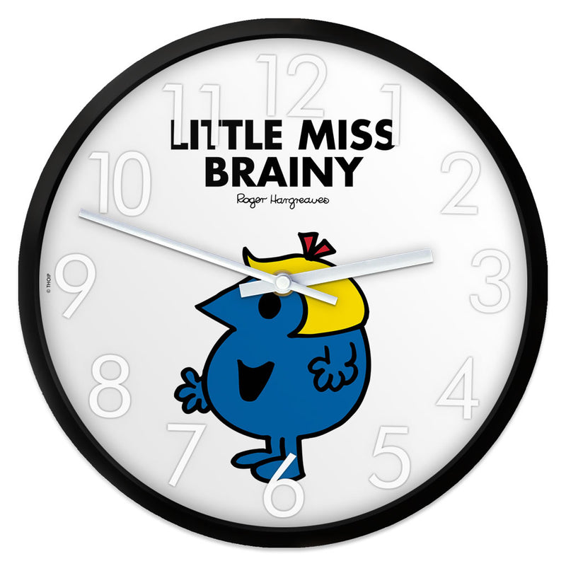 Little Miss Brainy Personalised Clock