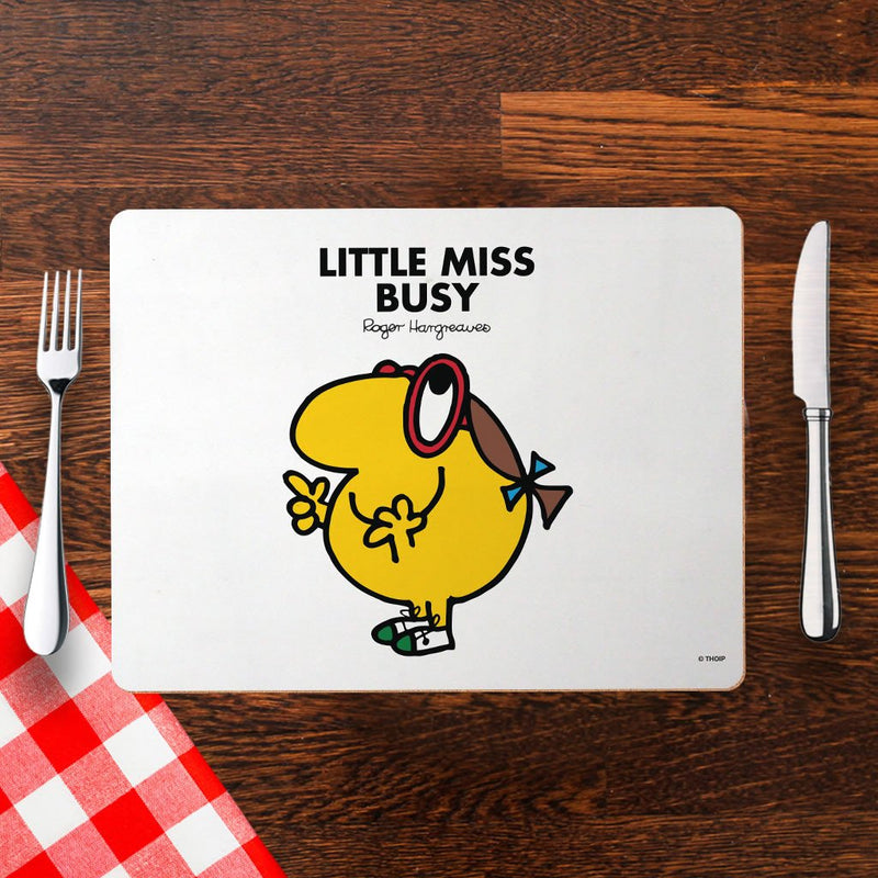Little Miss Busy Cork Placemat (Lifestyle)