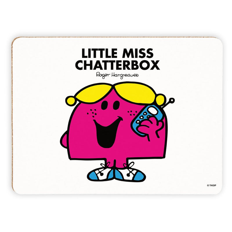 Little Miss Chatterbox Cork Placemat