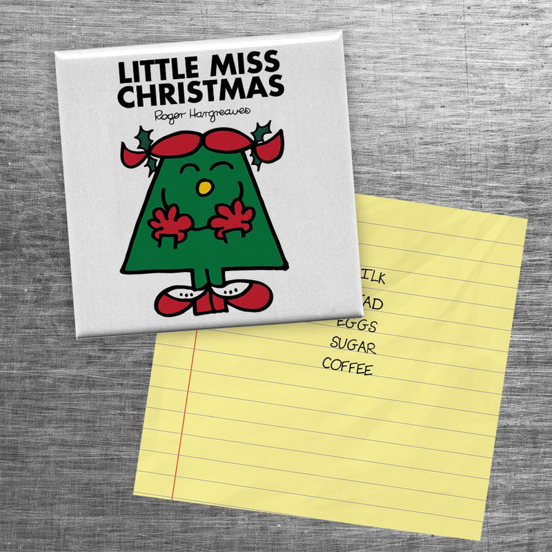 Little Miss Christmas Square Magnet (Lifestyle)