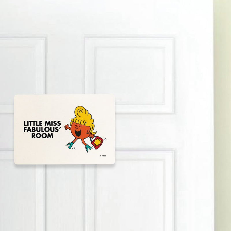 Little Miss Fabulous Door Plaque (Lifestyle)