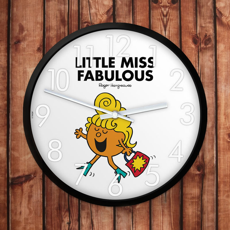 Little Miss Fabulous Personalised Clock (Lifestyle)