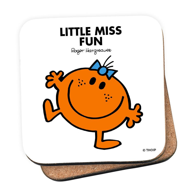 Little Miss Fun Cork Coaster