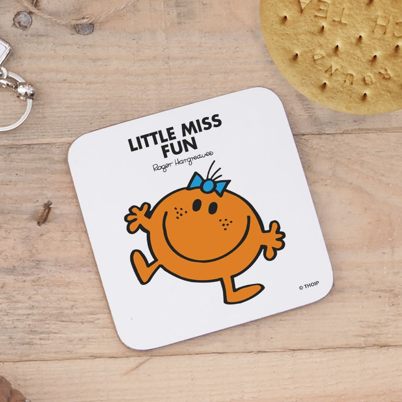 Little Miss Fun Cork Coaster (Lifestyle)