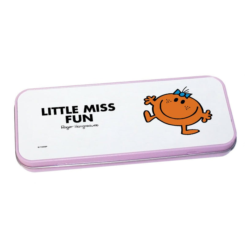 Little Miss Fun Pencil Case Tin (Pink)