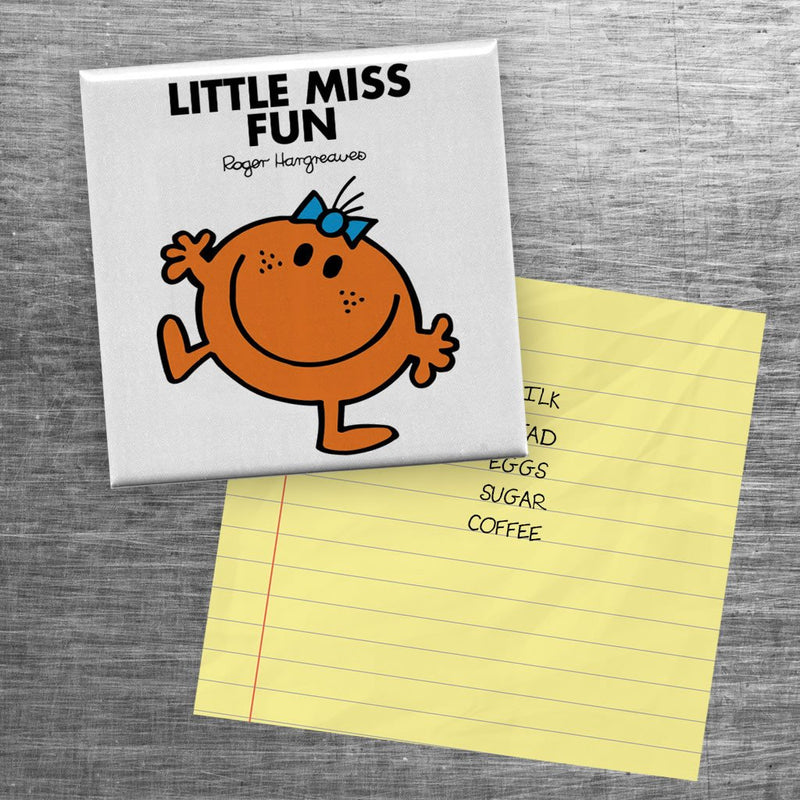 Little Miss Fun Square Magnet (Lifestyle)