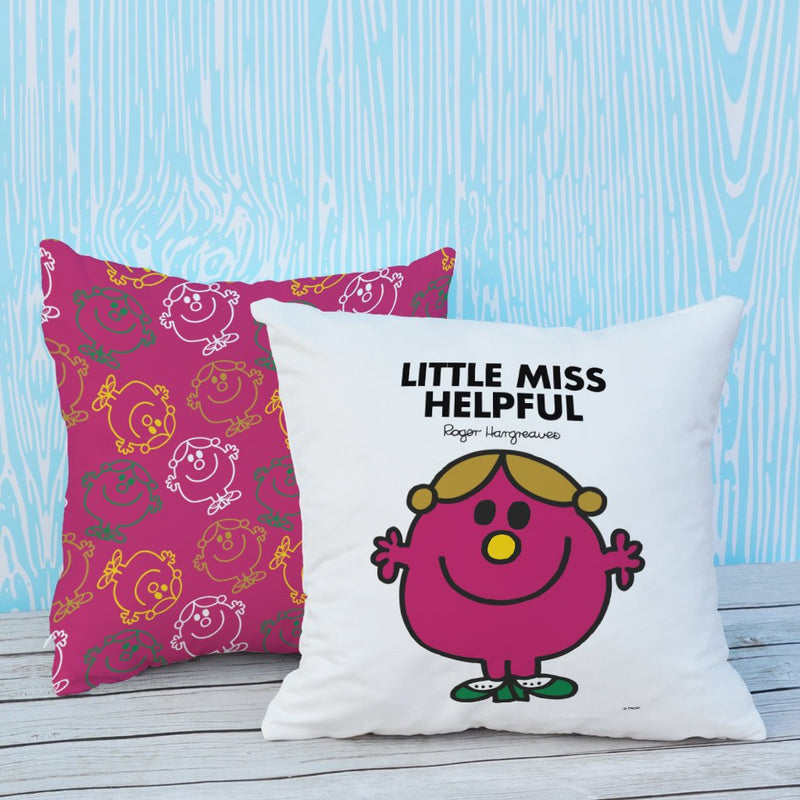 Little Miss Helpful Micro Fibre Cushion (Lifestyle)