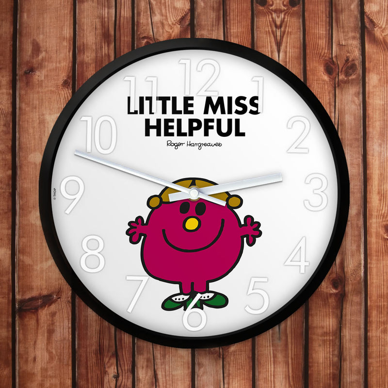 Little Miss Helpful Personalised Clock (Lifestyle)