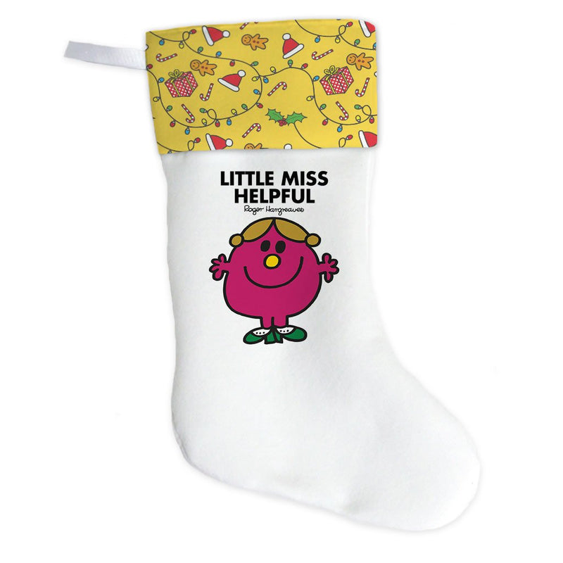 Little Miss Helpful Christmas Stocking (Front)