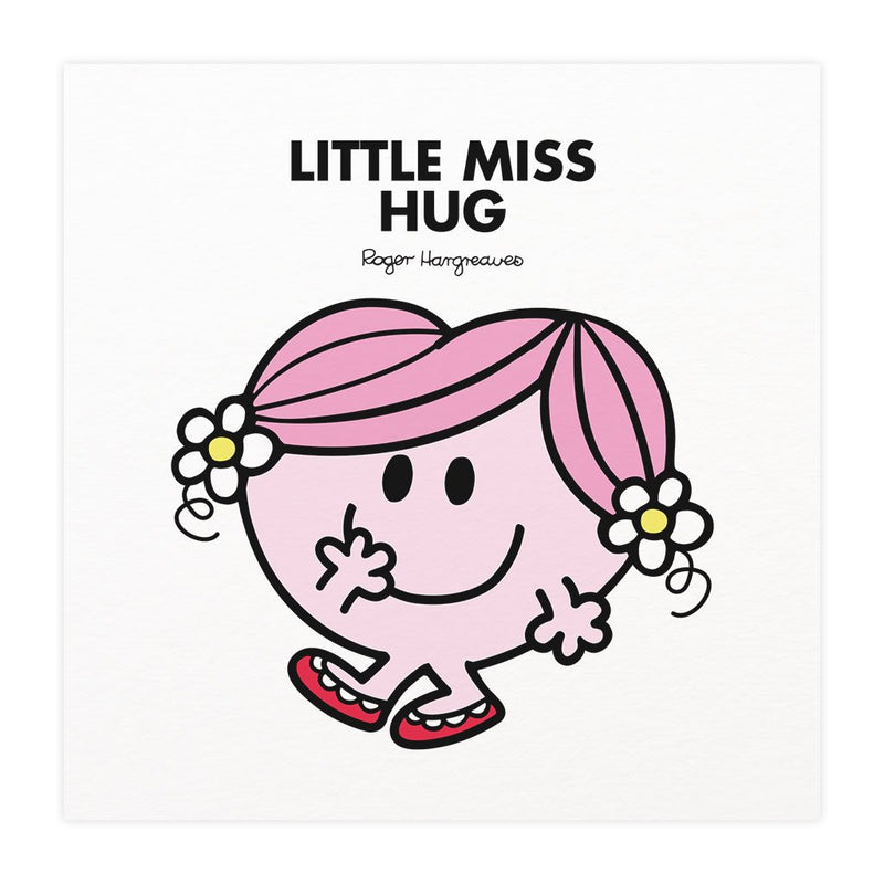 Little Miss Hug Mounted Art Print