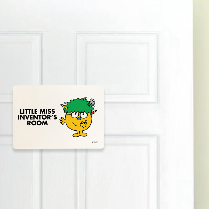 Little Miss Inventor Door Plaque (Lifestyle)