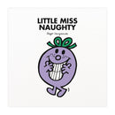 Little Miss Naughty Mounted Art Print