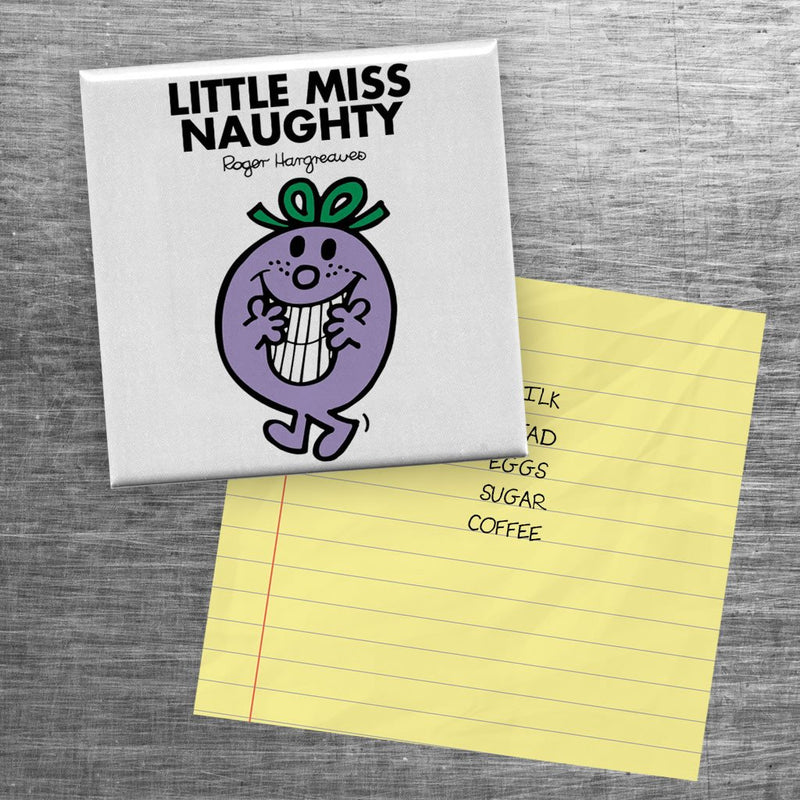 Little Miss Naughty Square Magnet (Lifestyle)