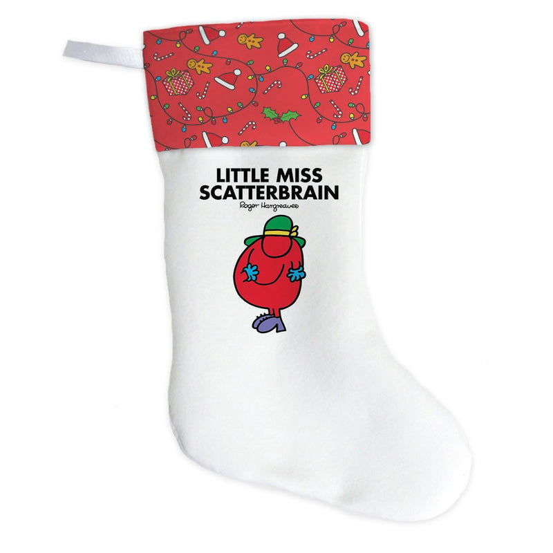 Little Miss Scatterbrain Christmas Stocking (Front)