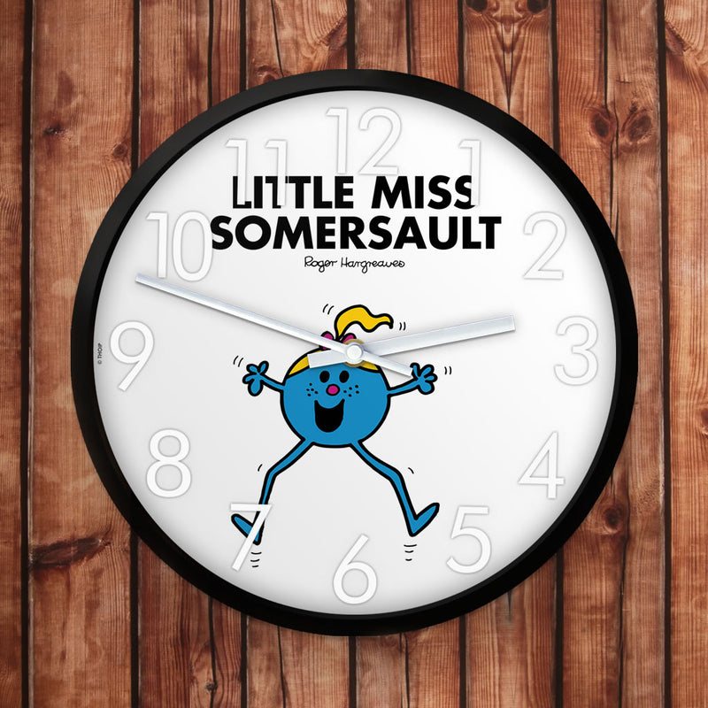 Little Miss Somersault Personalised Clock (Lifestyle)