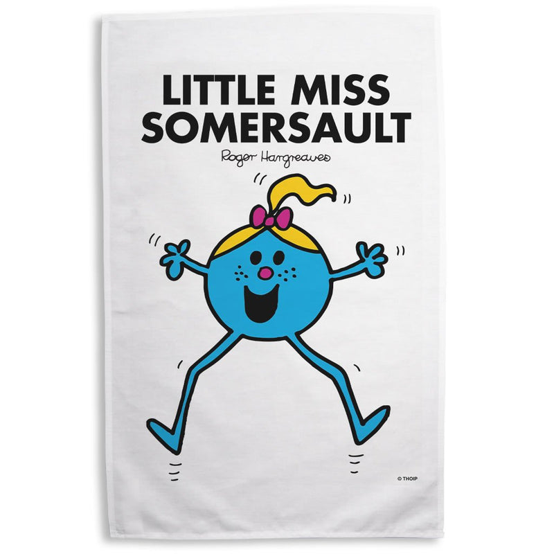 Little Miss Somersault Tea Towel