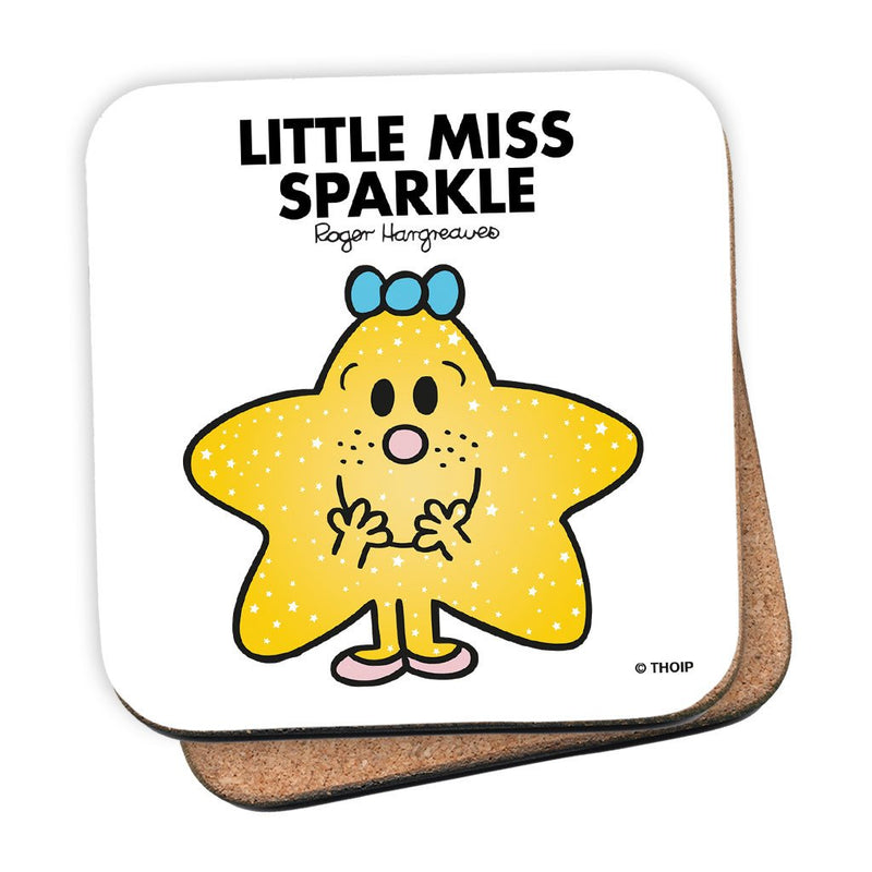 Little Miss Sparkle Cork Coaster