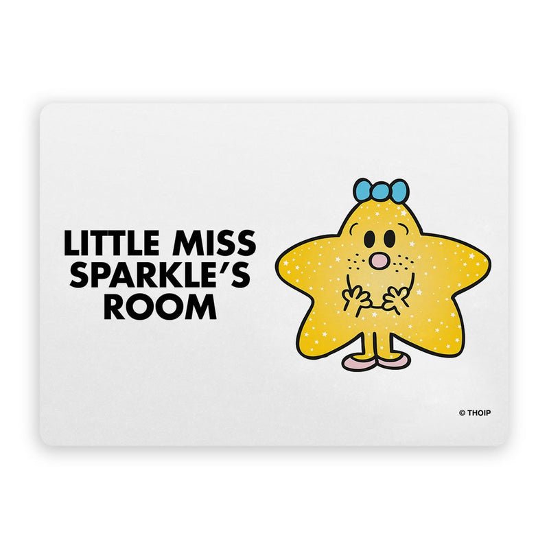 Little Miss Sparkle Door Plaque