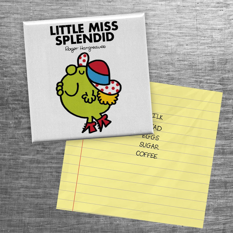 Little Miss Splendid Square Magnet (Lifestyle)