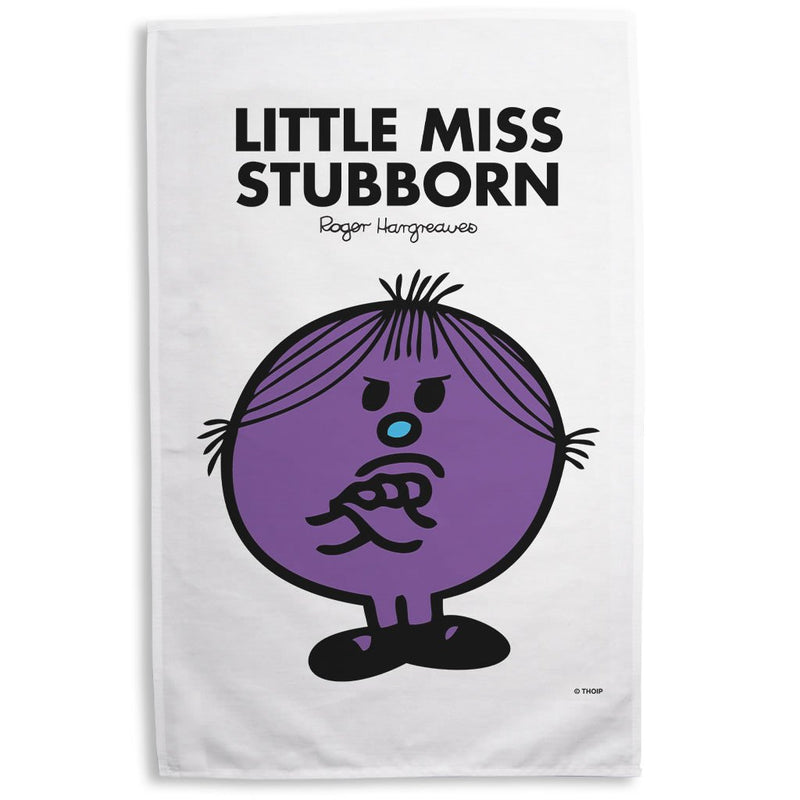 Little Miss Stubborn Tea Towel