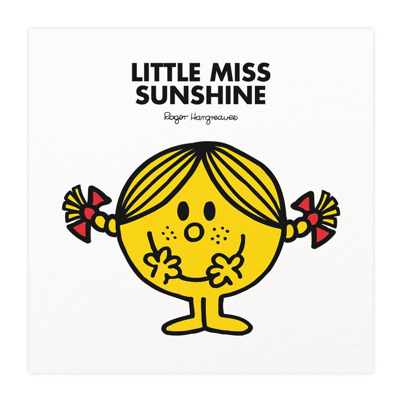Little Miss Sunshine Mounted Art Print