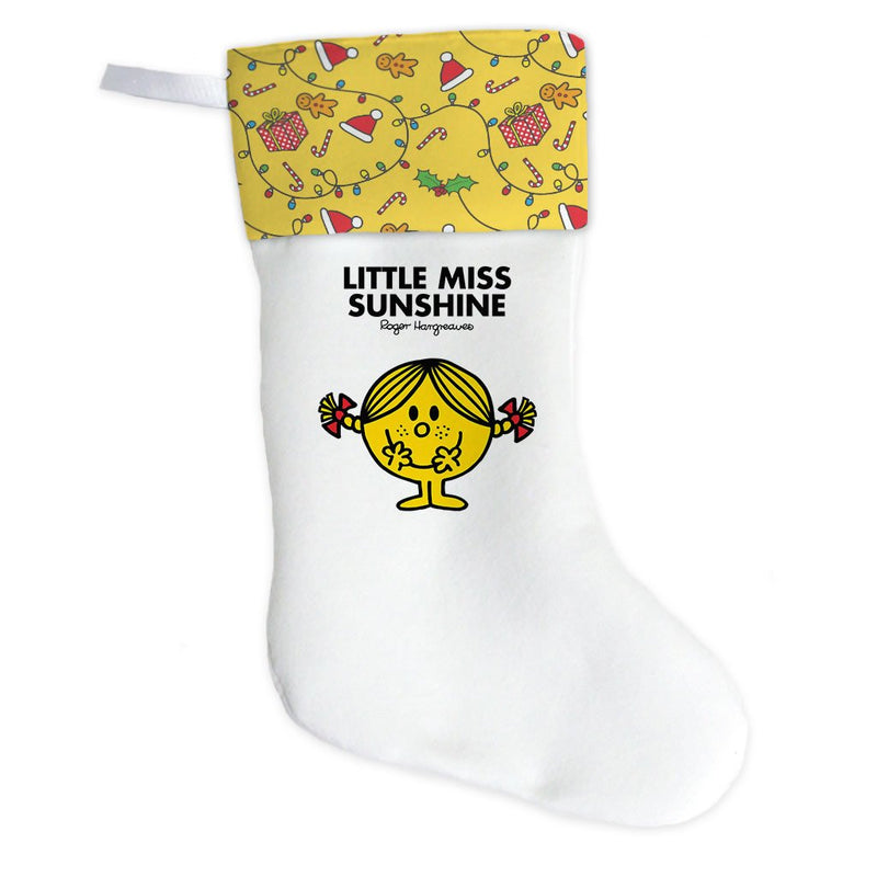 Little Miss Sunshine Christmas Stocking (Front)