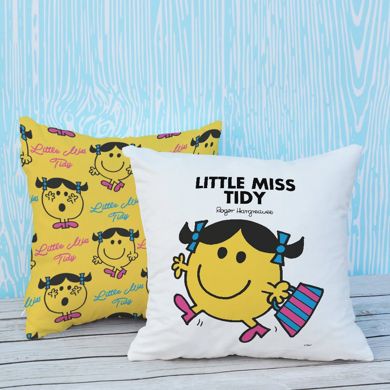 Little Miss Tidy Micro Fibre Cushion (Lifestyle)
